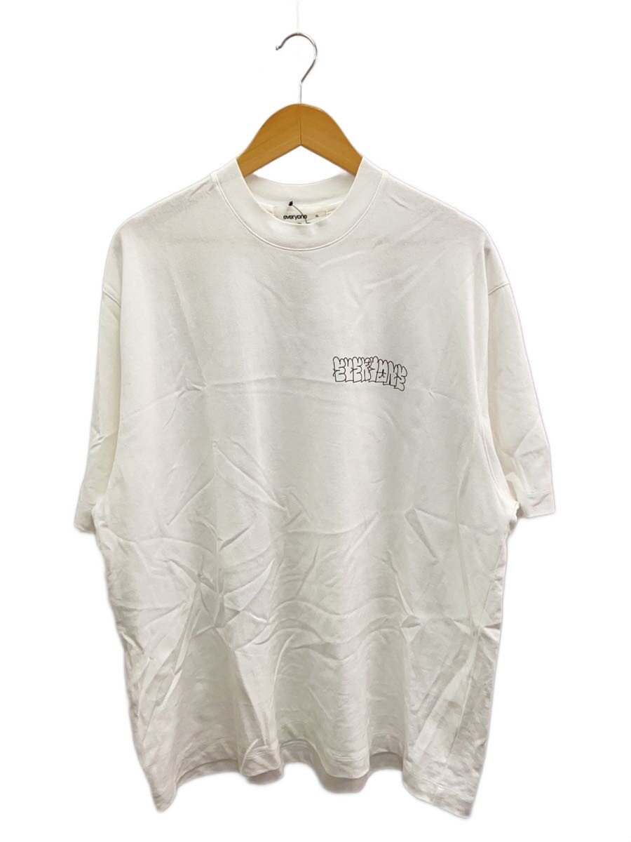 【中古】everyone◆ティーシャツ/XL/綿織物/WHT/EV23-CS06//【メンズウェア】
