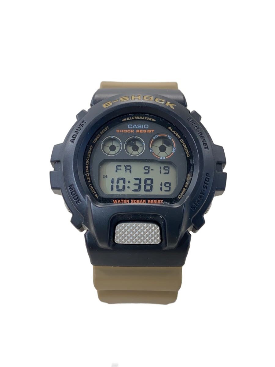 【中古】CASIO◆石英ウオッチ_G-SHOCK/デジタル/天然ゴム/BLK/CML【服飾雑貨他】
