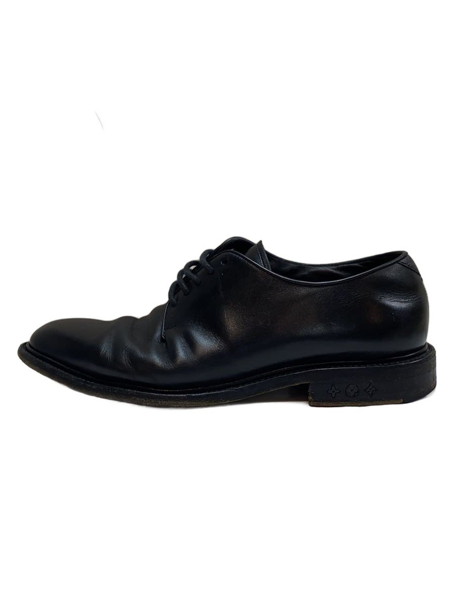 【中古】LOUIS VUITTON◆お召しものシューズ/UK7/BLK/なめし革//【シューズ】
