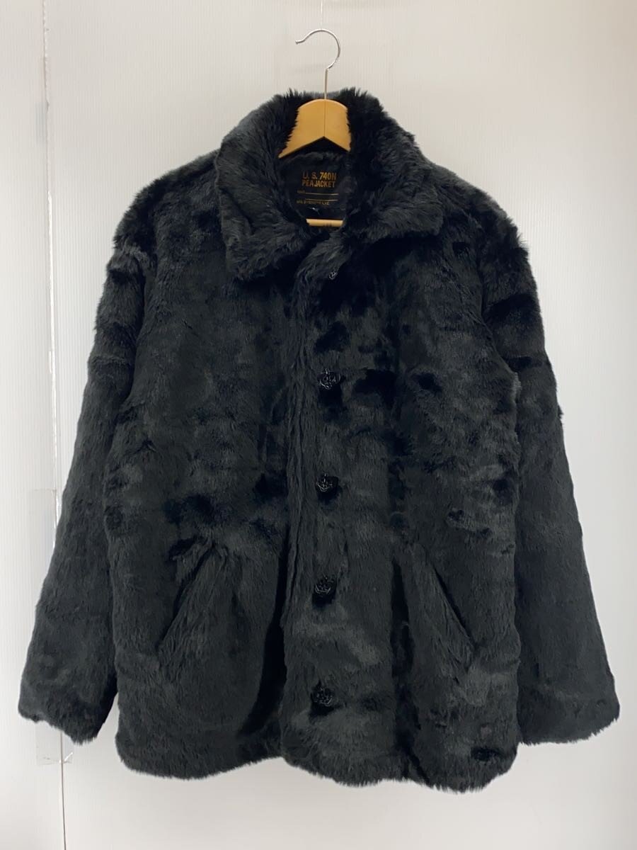 【中古】EXAMPLE◆FUR JACKET/ジャケット/L/フェイクファー/BLK【メンズウェア】｜2ｎｄ STREET 店 17,160円