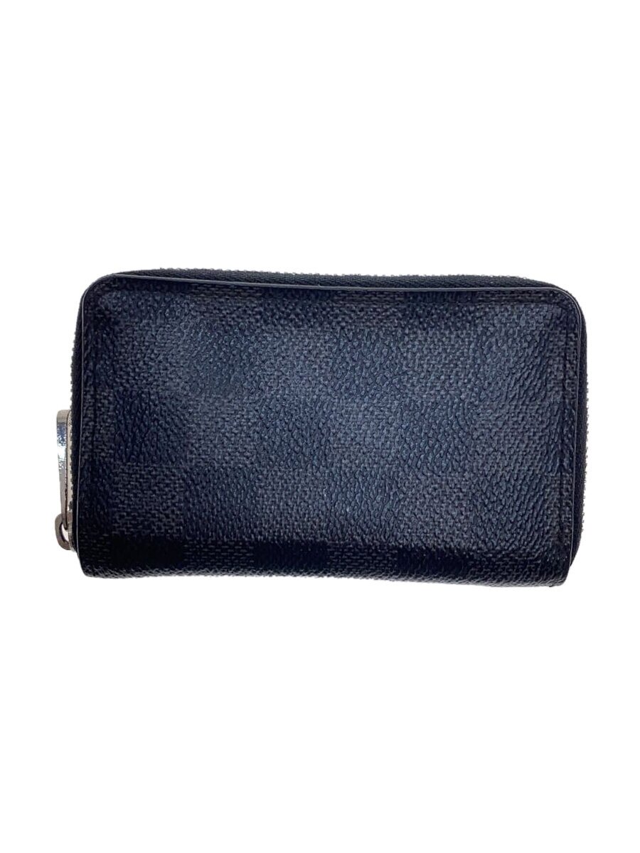 【中古】LOUIS VUITTON◆ジッピー・コインパース_ダミエ・グラフィット_BLK/PVC/BLK/メンズ//【服飾雑貨他】