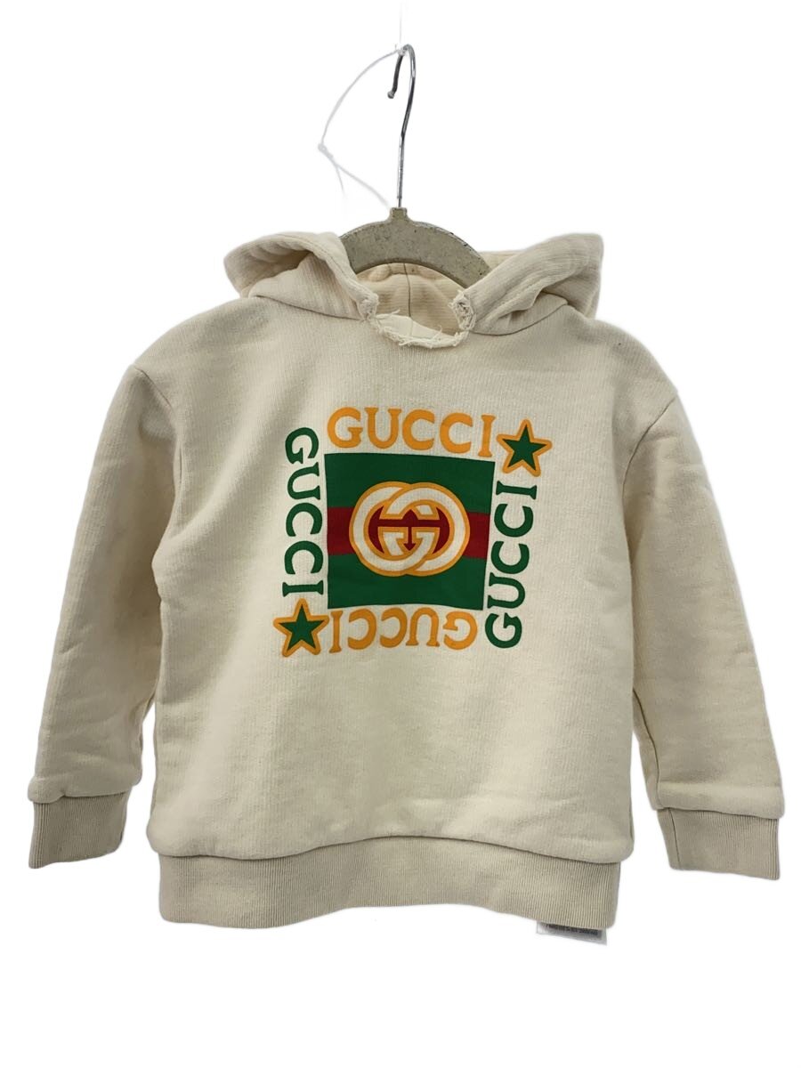 【中古】GUCCI◆パーカー/綿織物/IVO/刷り上げる/548305 XJCP4/グッチ【キッズ】