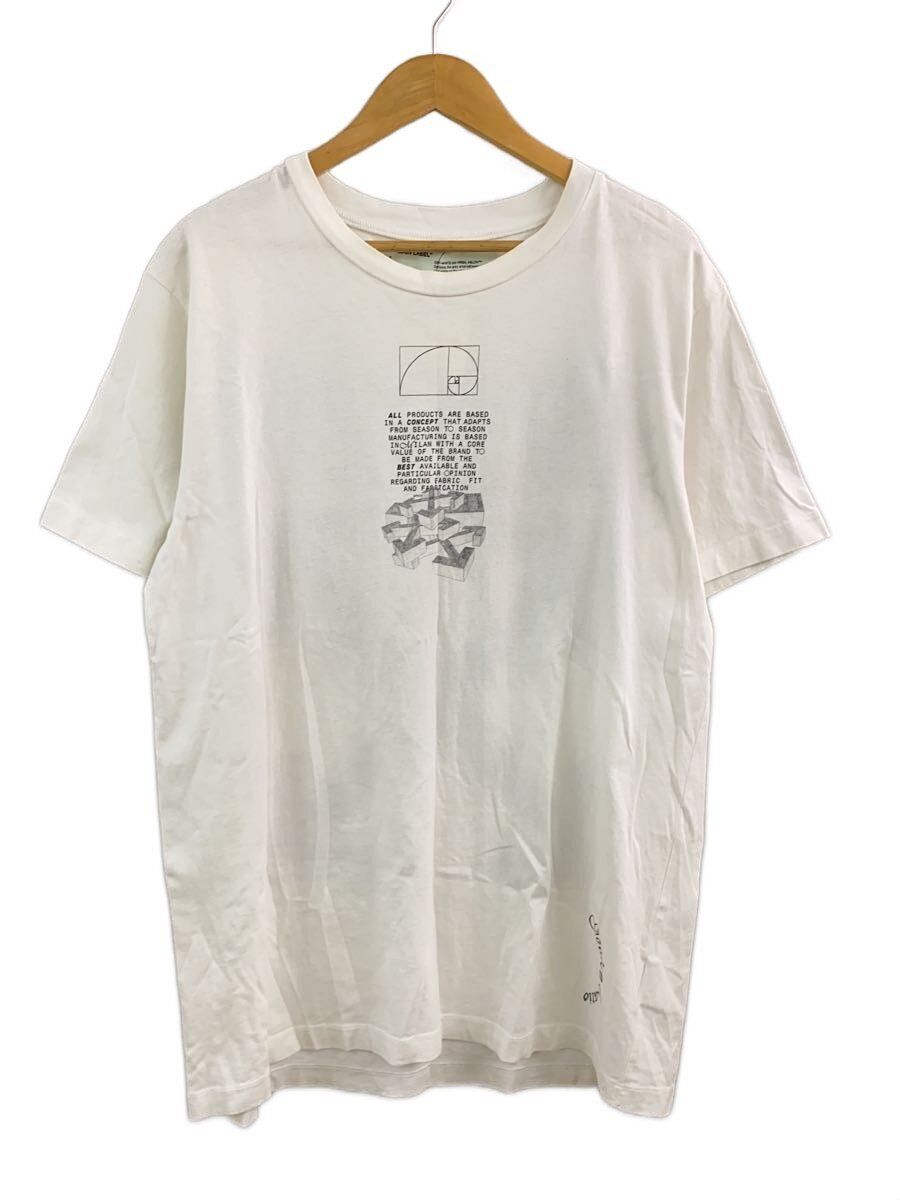 【中古】OFF-WHITE◆プルオーバー/--/綿織物/WHT【メンズウェア】