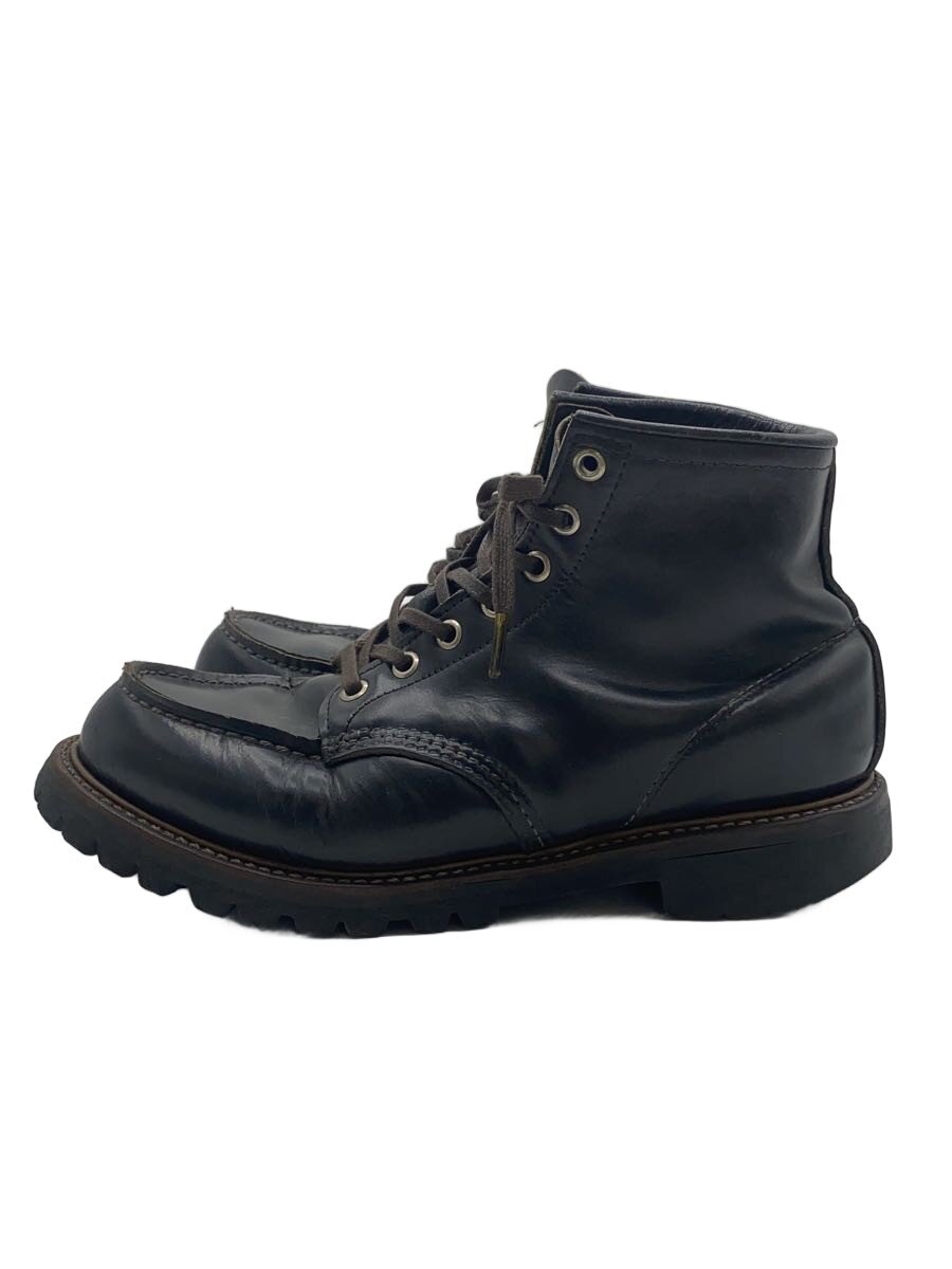【中古】RED WING◆レースアップブーツ/--/BLK//【シューズ】