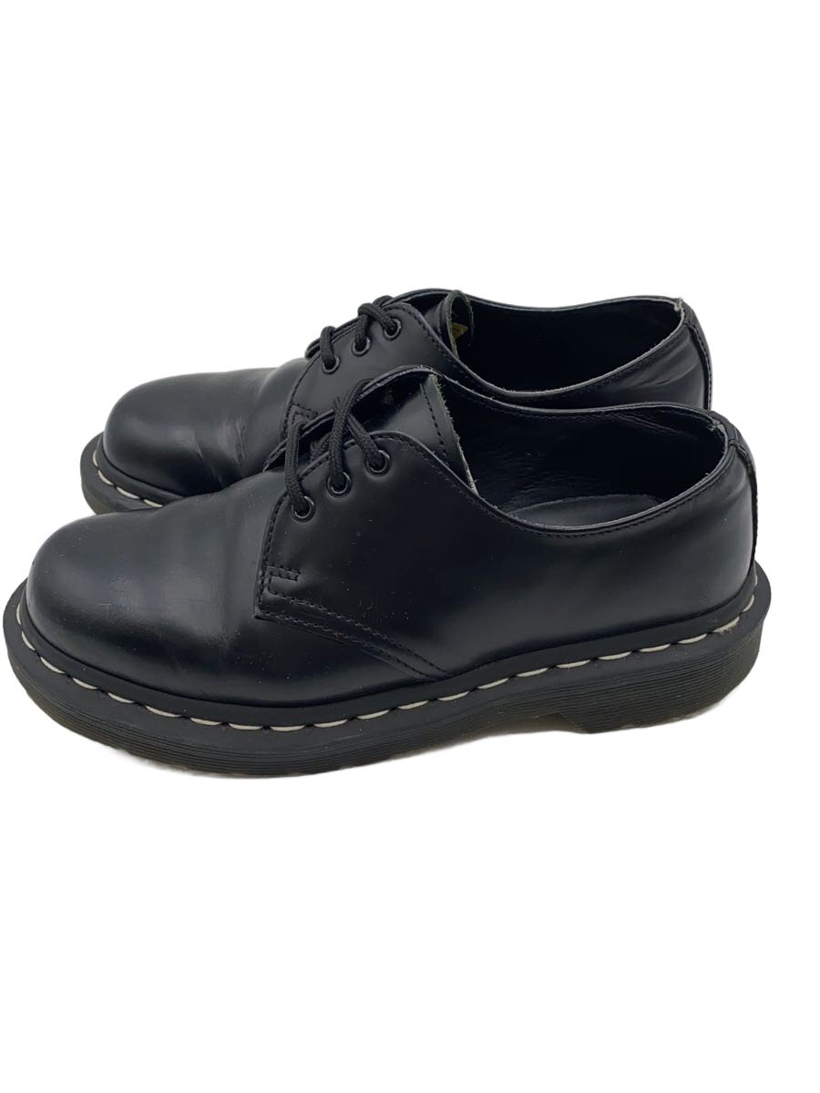 【中古】Dr.Martens◆置き目毛革/UK4/BLK/なめし革/AW006【シューズ】