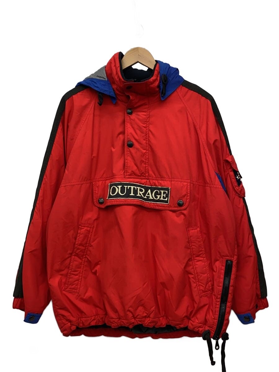 【中古】OUTRAGE SPORT/ウェアー/ジャケット/プルオーバー/メンズ/46/RED/汚れあり【スポーツ】 5,060円