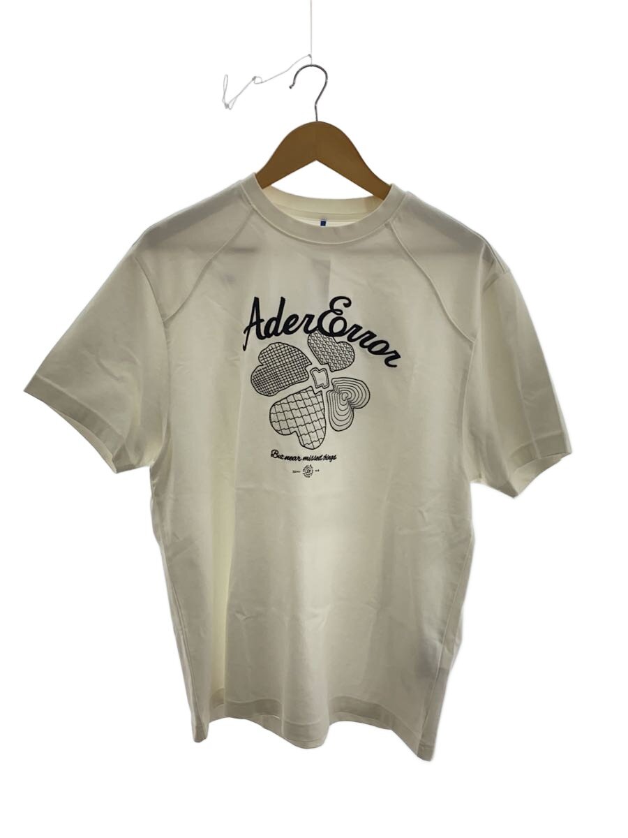 【中古】ADER ERROR◆向こう正面グラフィック/プルオーバー/綿織物/白いこと/BMADSSTS0102WH//【メンズウェア】