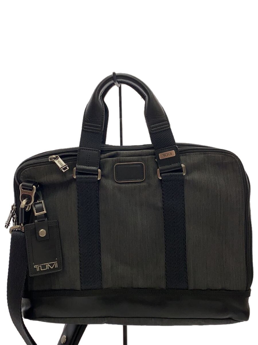 【中古】TUMI◆ブリーフ入れもの/ナイロン/GRY【御徒面子】