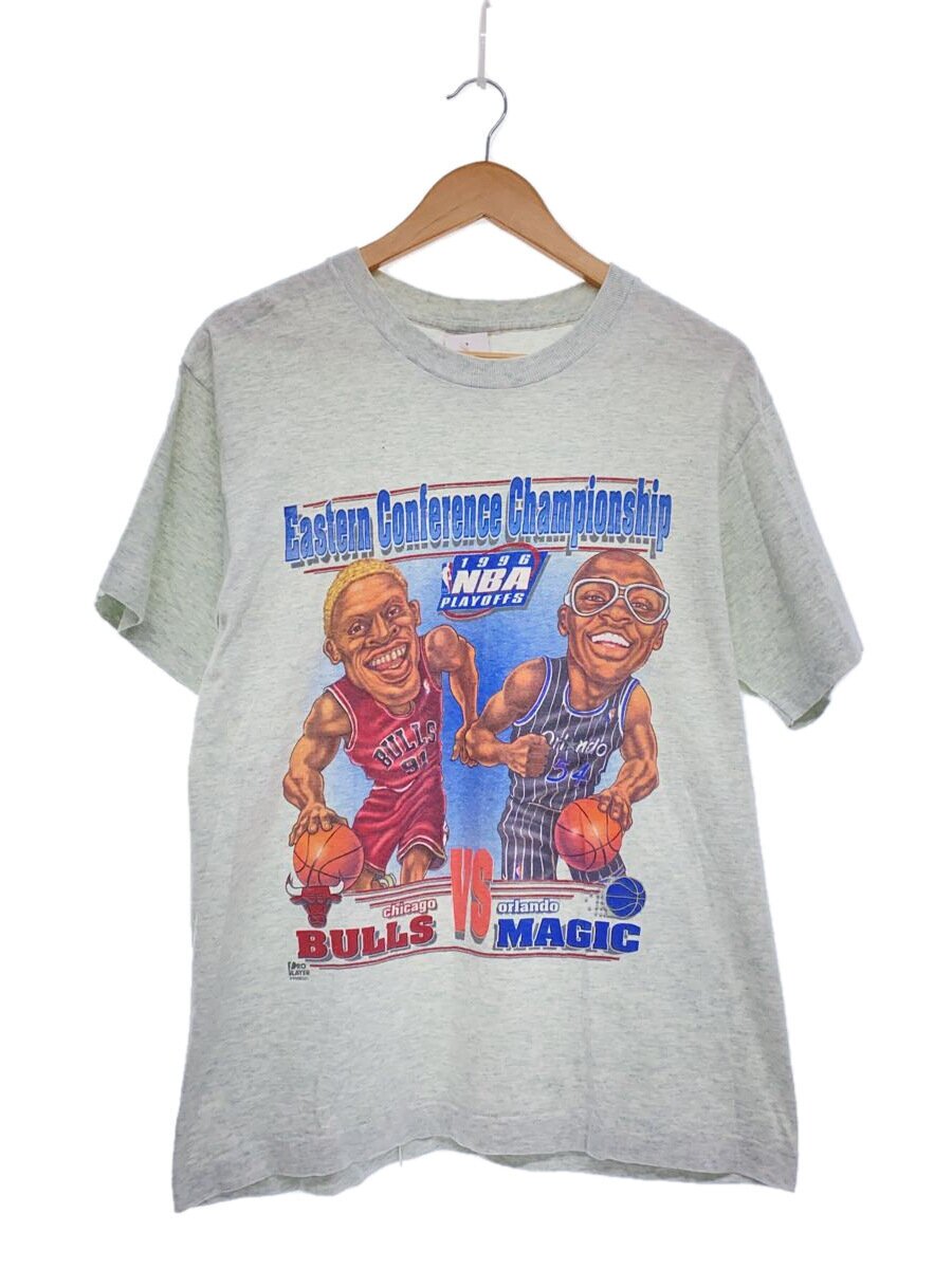【中古】NBA◆プルオーバー/M/綿織物/GRY【メンズウェア】