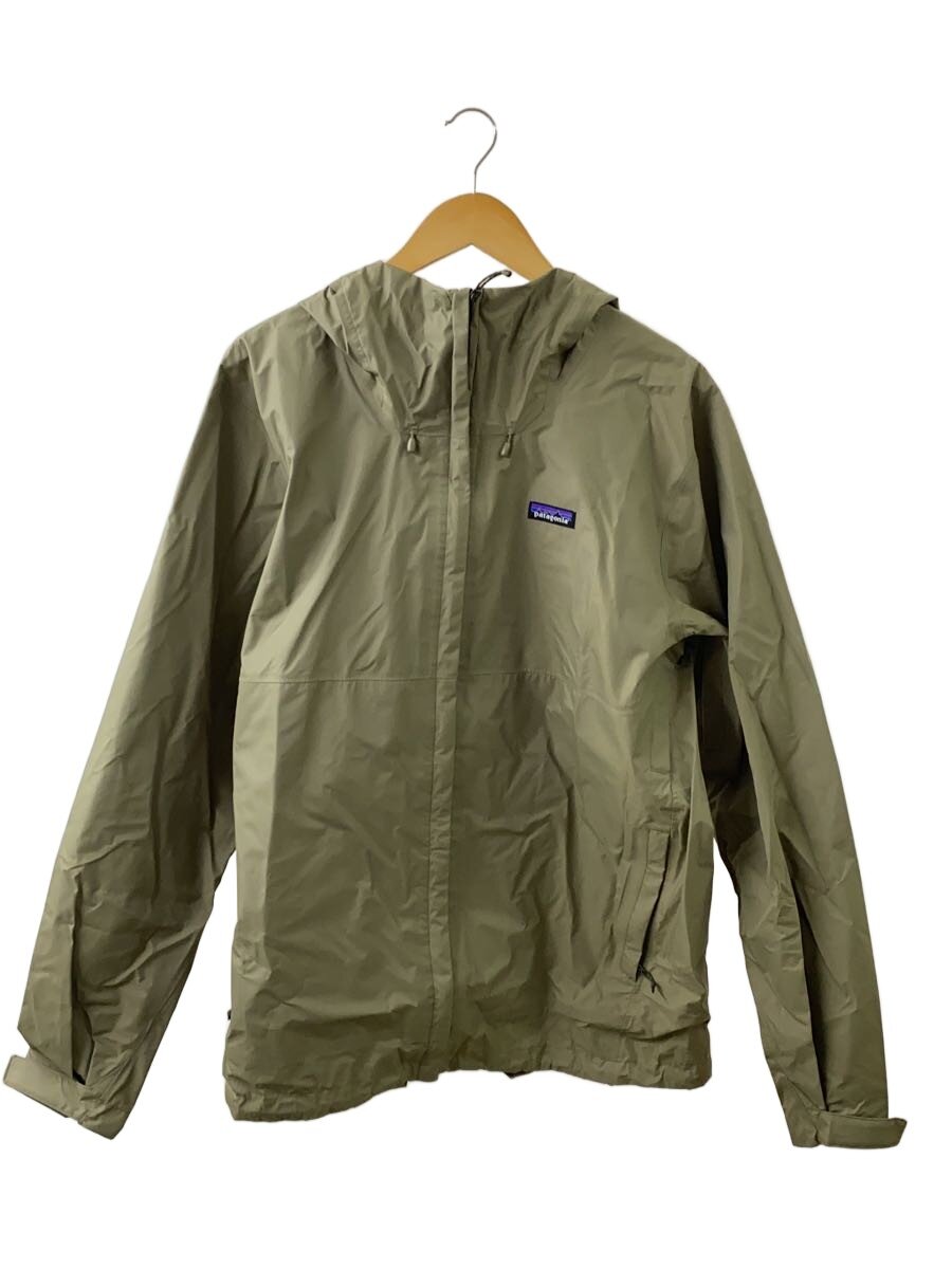 【中古】patagonia◆マウンテンパーカ/XL/ナイロン/KHK/無地/85241SP23【メンズウェア】