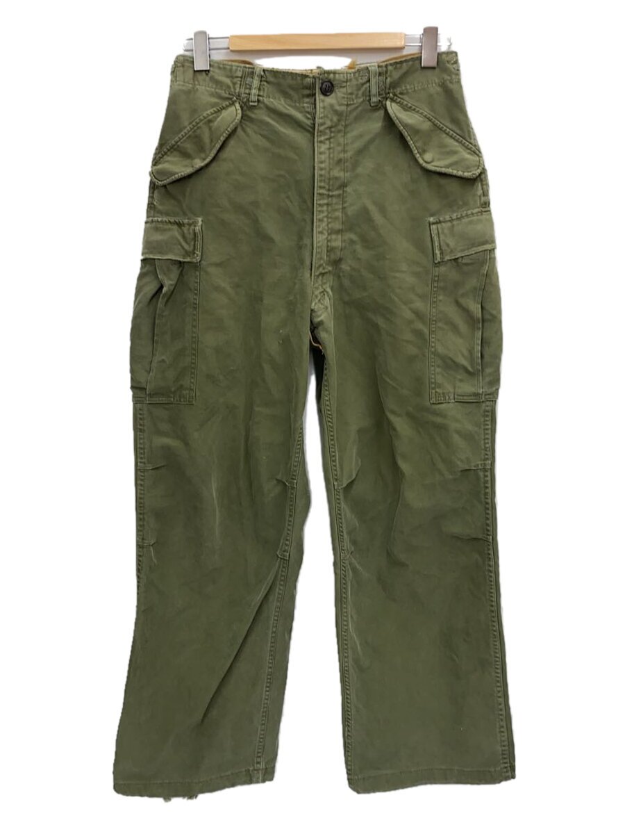 【中古】US.ARMY◆カーゴパンツ/27/綿織物/GRN//【メンズウェア】