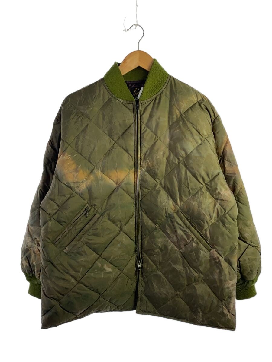 【中古】Needles◆ダウンジャケット/XS/ナイロン/KHK/総柄/J0175【メンズウェア】｜2ｎｄ STREET 店