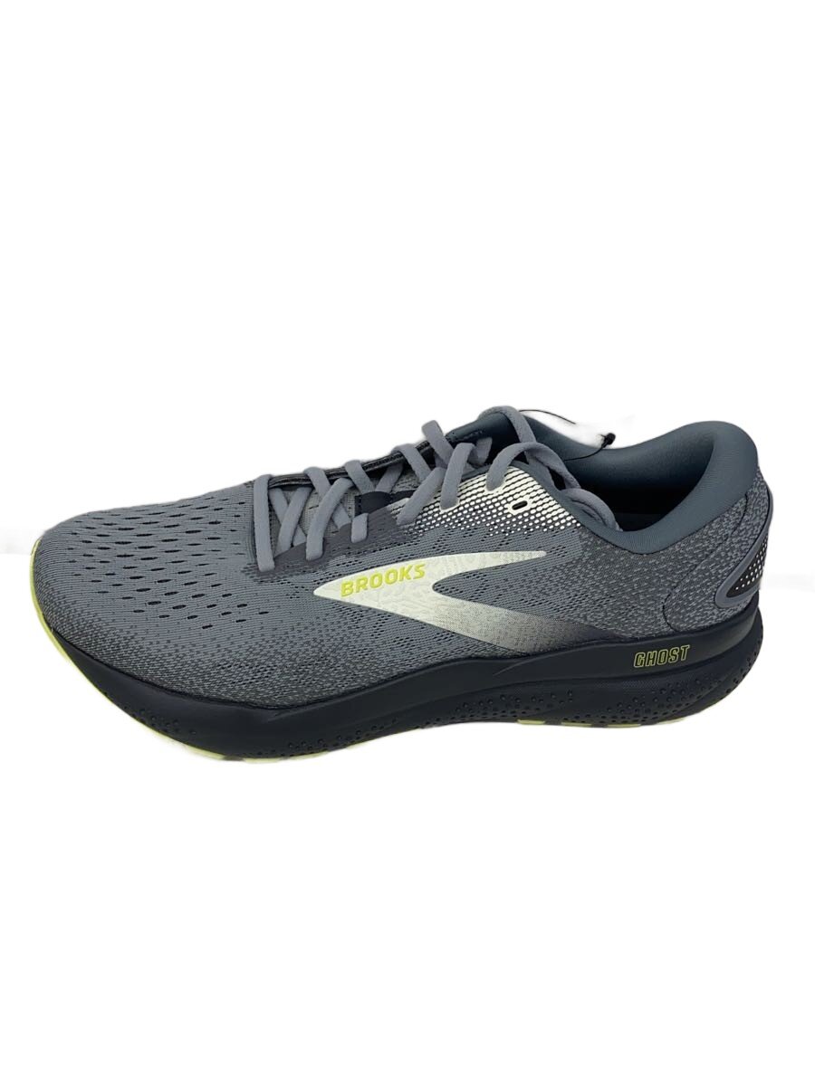 【中古】BROOKS◆GHOST16/ローカットスニーカー/28珊/GRY【シューズ】