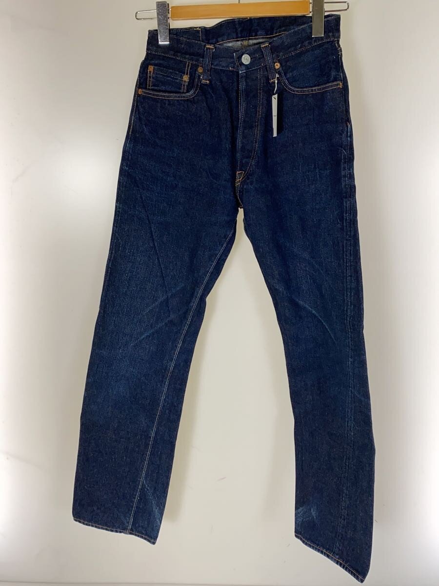 【中古】Denime◆引っ切り無いズボン下/28/綿織物/IDG/lot253/90-00s/濃紺色/チェーン店編み目/赤耳【メンズウェア】