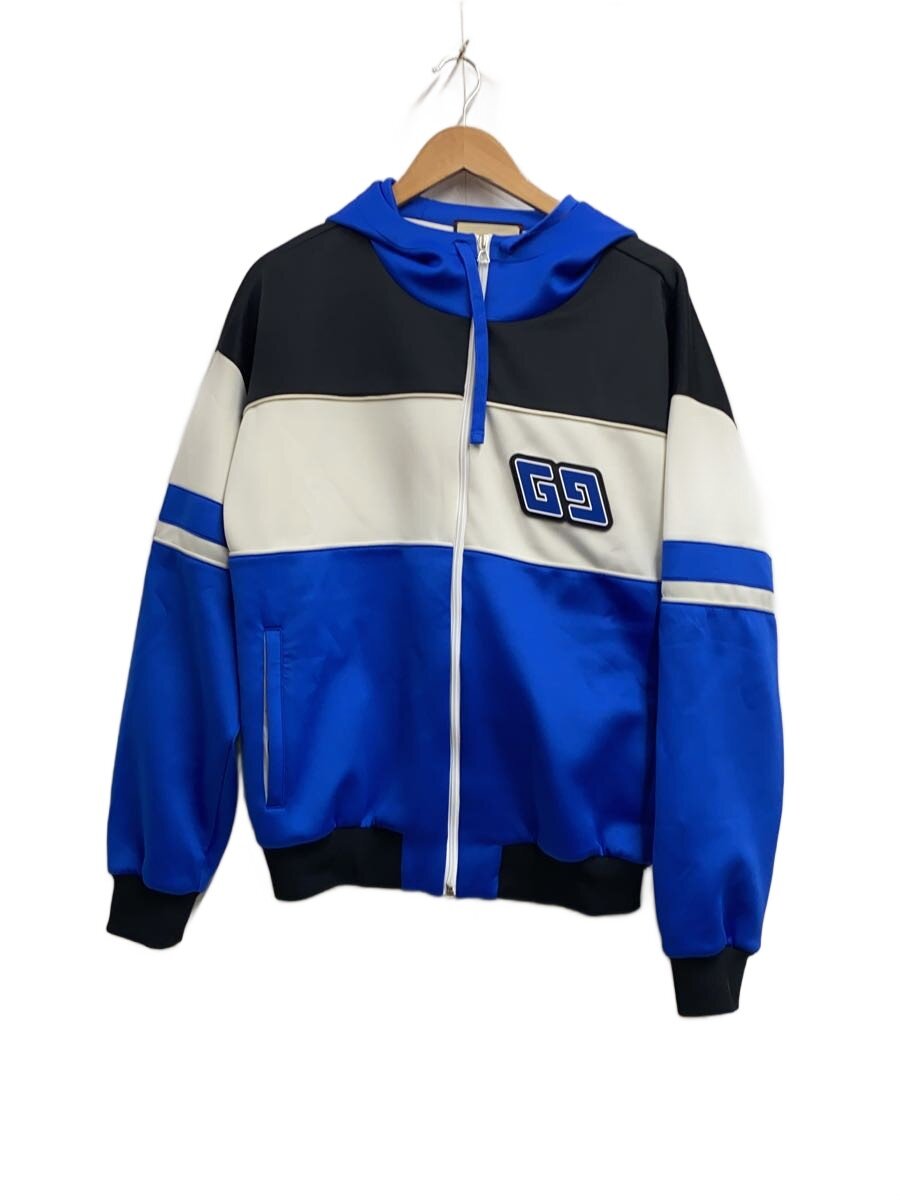 【中古】GUCCI◆ジップパーカー/L/ポリエステル/BLU/761610 XJFY9【メンズウェア】|2nd STREET 店