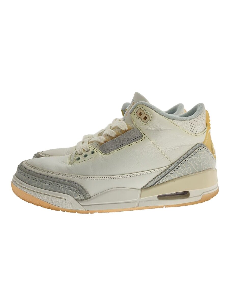 【中古】NIKE◆AIR JORDAN 3 RETRO CRAFT_エア湖 ジョーダン 3 レトロ 手工芸品/26.5糎/WHT【シューズ】