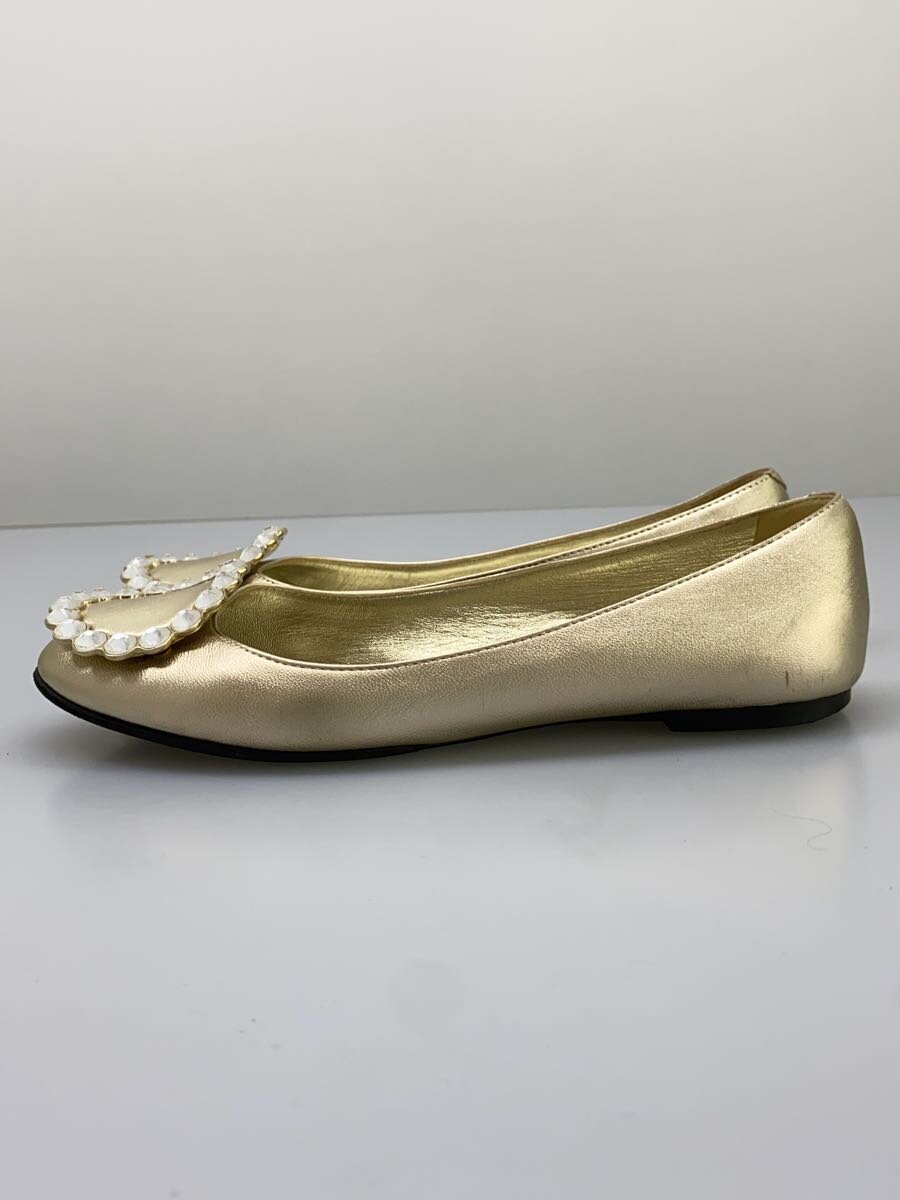 【中古】Roger Vivier◆平ったいパンプス/35.5/GLD【シューズ】