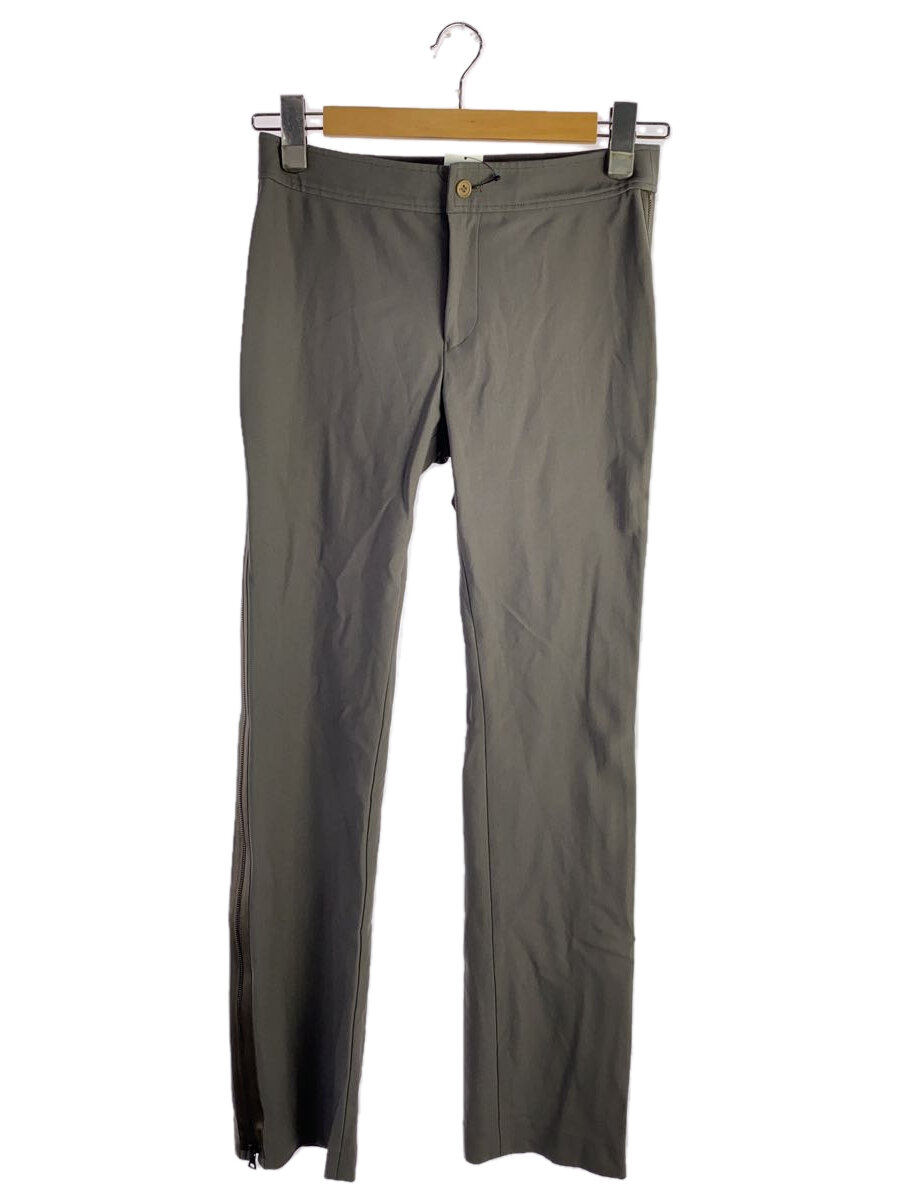 【中古】ISSEY MIYAKE◆D1/サイドジップパンツ/下つ方/1/ナイロン/KHK/無地/IM53FF518//【レディースお召しもの】