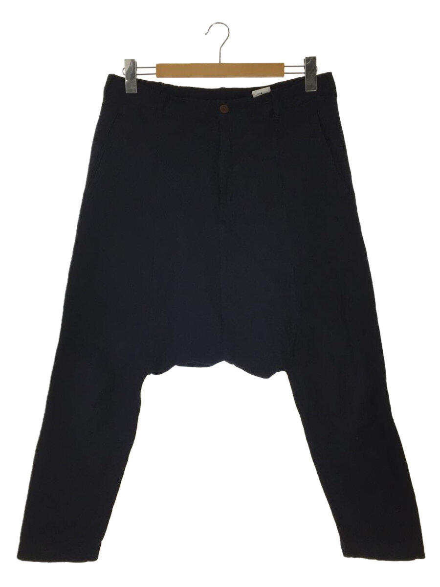 【中古】COMME des GARCONS HOMME PLUS◆サルエルパンツ/SS/ポリエステル/NVY/PT-P045//【メンズウェア】