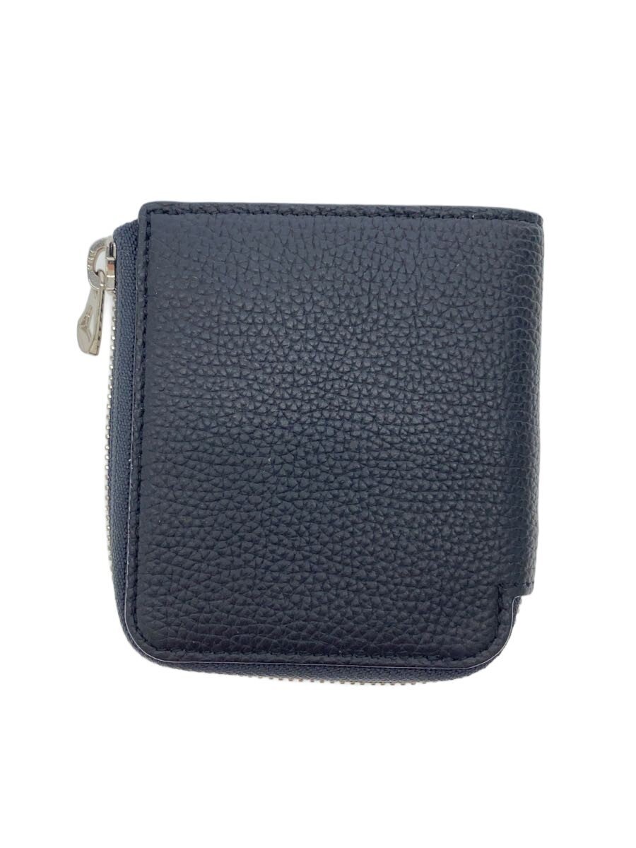 【中古】ITTI◆CRISTY VERY COMPACT WLT .5//内部的ヨゴレ・色変わり有/紙入れ/なめし革/BLK【服飾雑貨他】