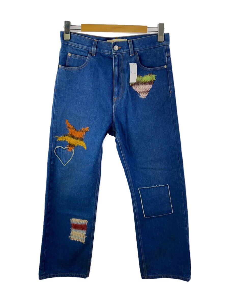 【中古】MARNI◆Mohair Patch Jeans Denim/下つ方/29/綿織物/IDG/02pr 23 2172【レディース御召しもの】