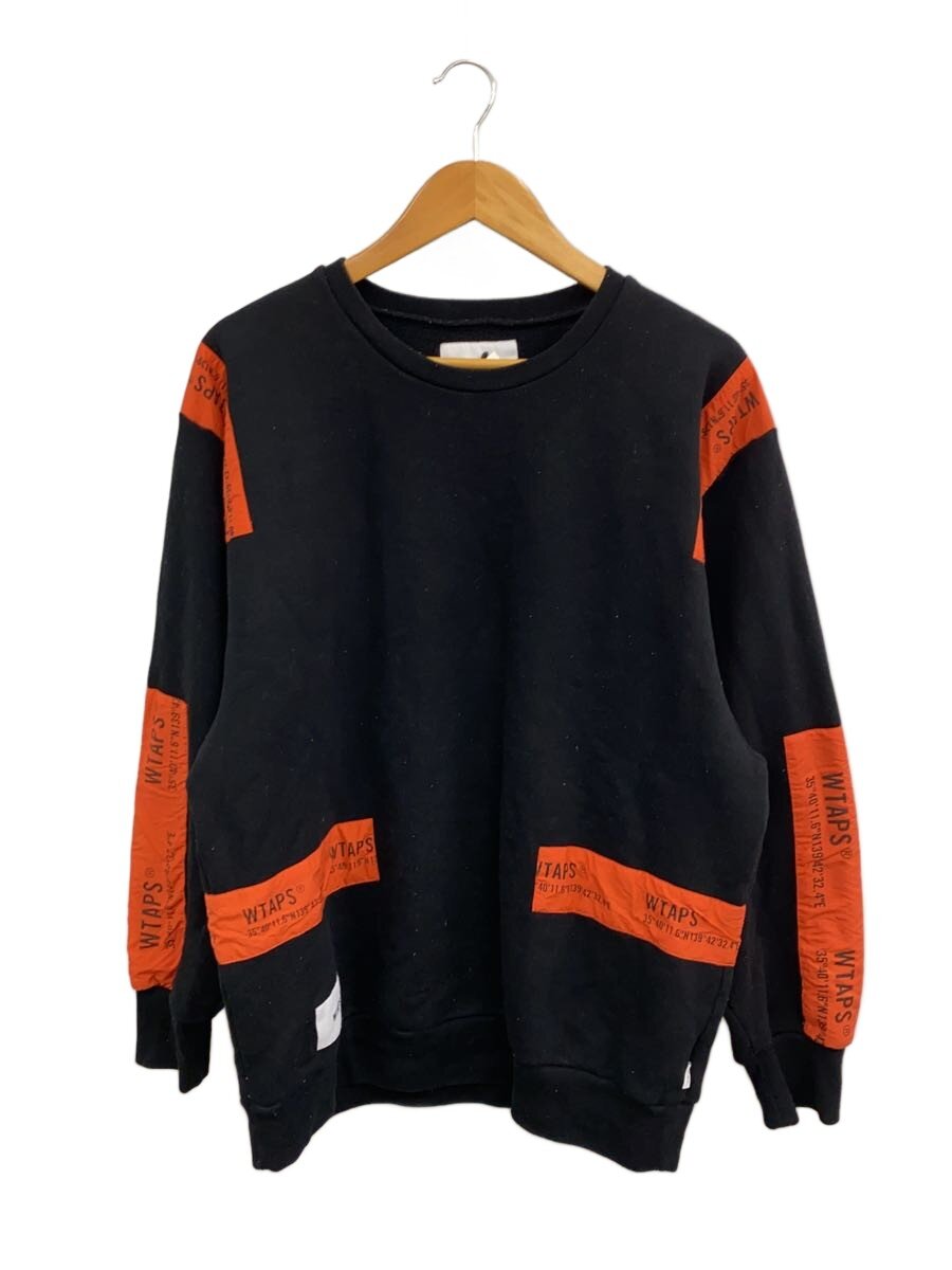 【中古】WTAPS◆流汗/2/綿織物/BLK【メンズウェア】