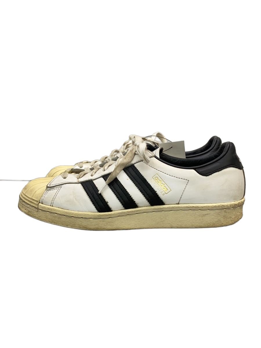 【中古】adidas◆SUPER STAR 80S BAPE/百貨店 はやりっ児 80S ベイプ/26珊/WHT【シューズ】