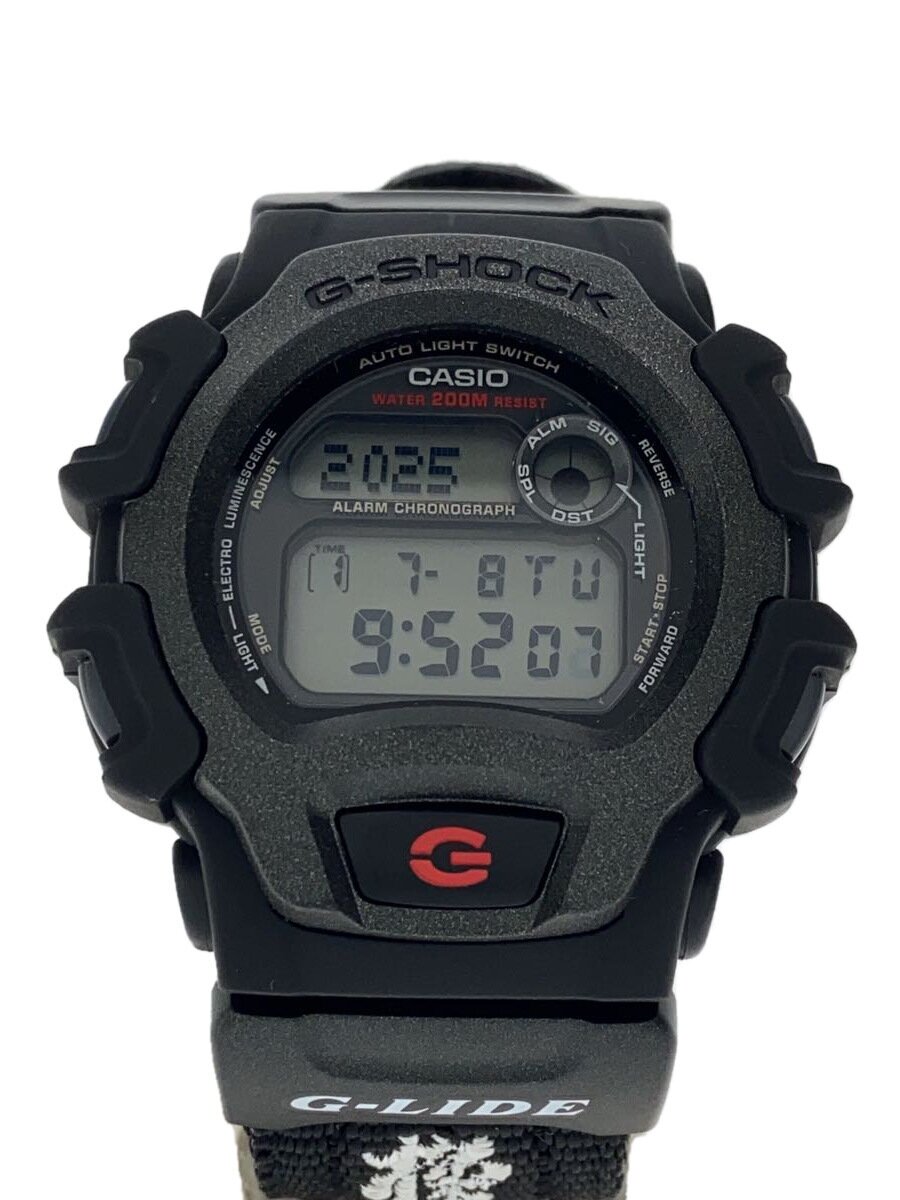 【中古】CASIO◆ウオッチ/デジタル/帆布/GRY/BLK/DW004KK-1V【服飾雑貨他】