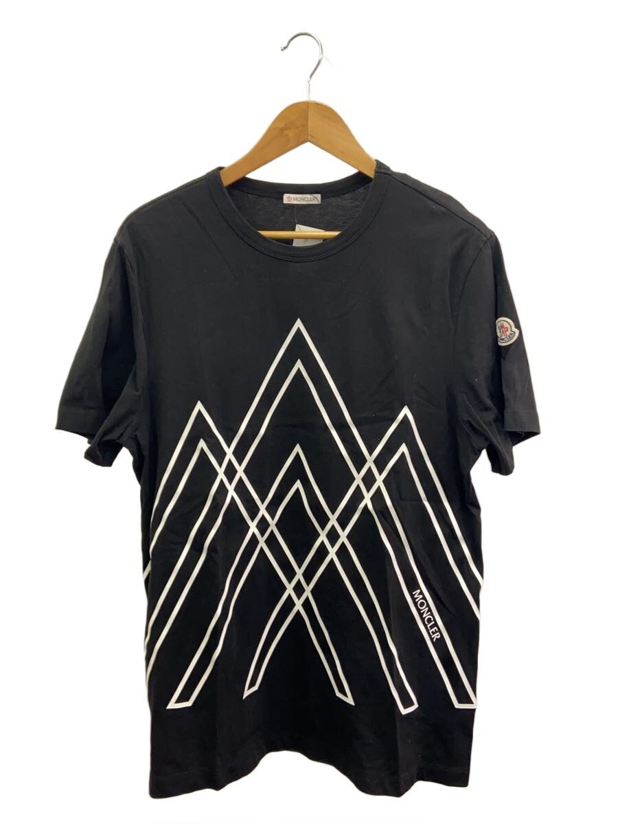 【中古】MONCLER◆Tシャツ/M/コットン/BLK/C-SCOM-21-866【メンズウェア】｜2ｎｄ STREET 店 14,936円