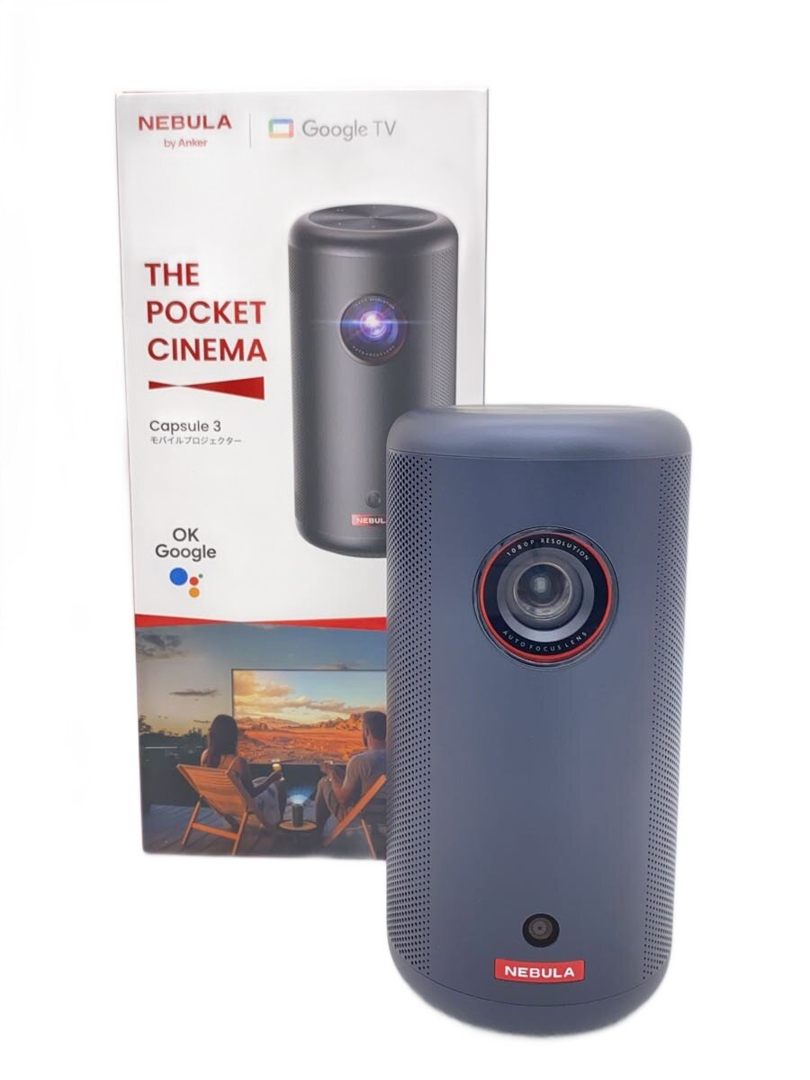 【中古】ANKER◆映写機 Nebula Capsule 3 D2425N11【家電・視覚的・オーディオ】