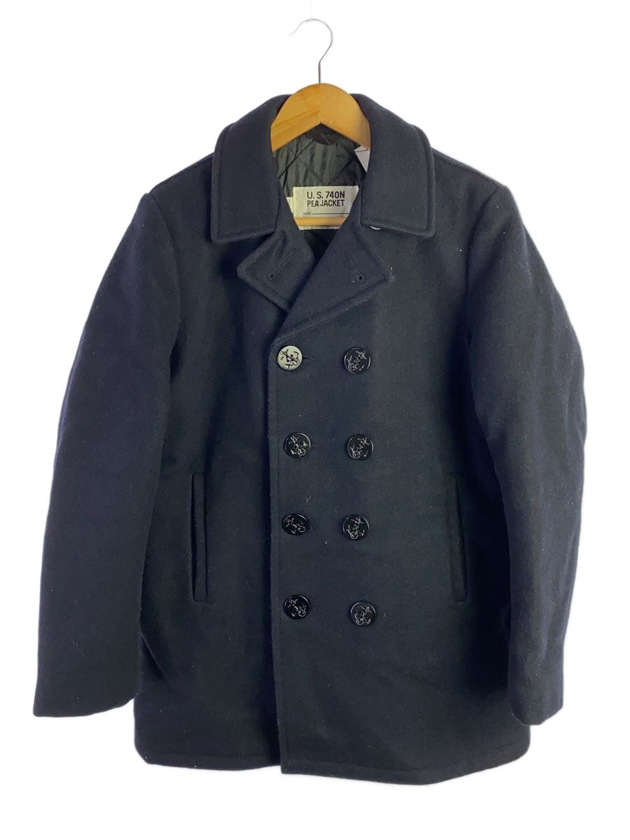 【中古】Schott◆ピーコート/--/ウール/NVY/無地【メンズウェア】|2nd STREET 店
