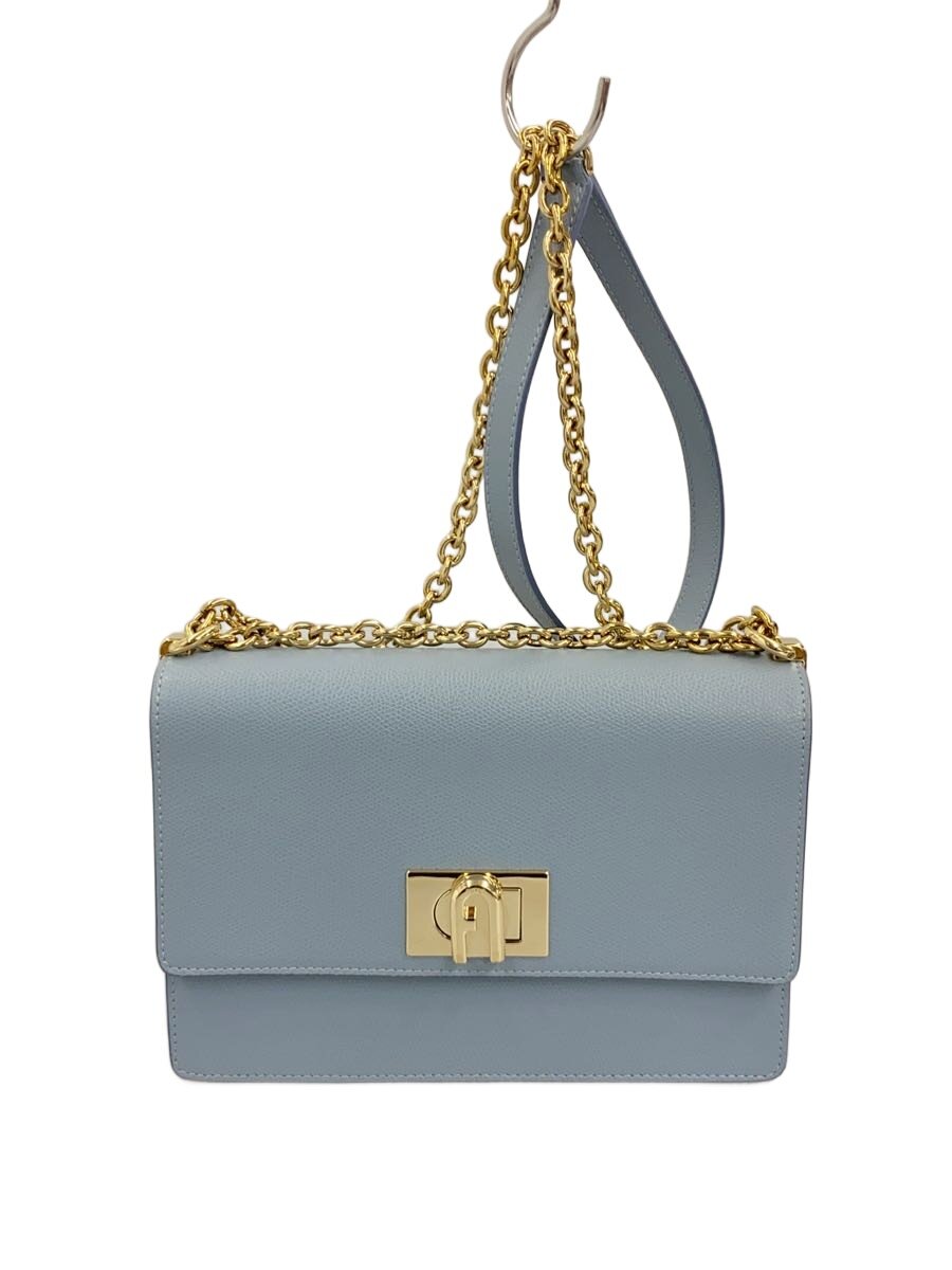 【中古】FURLA◆ショルダーバッグ/レザー/ブルー【バッグ】｜2ｎｄ STREET 店