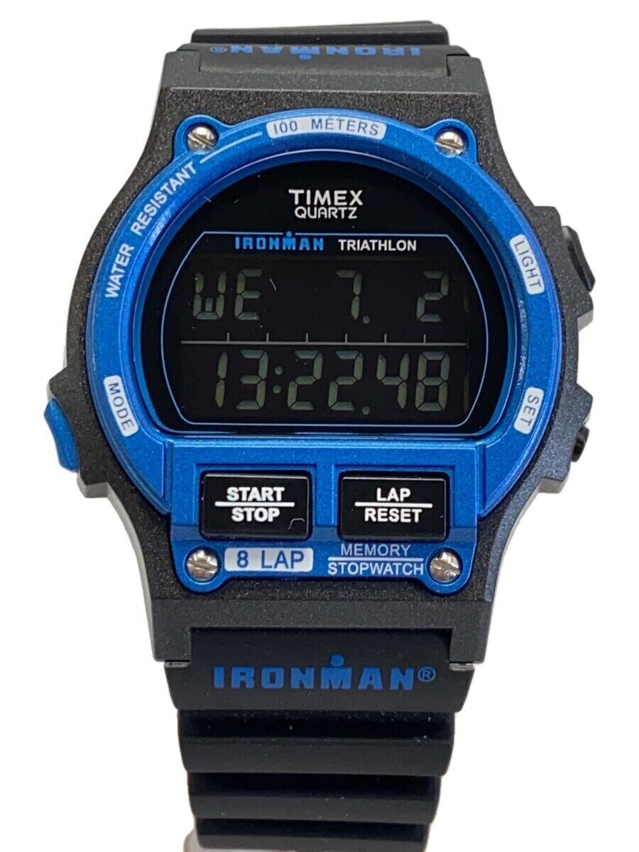 【中古】TIMEX◆石英ウオッチ/デジタル/天然ゴム/TW5M54400【服飾雑貨他】