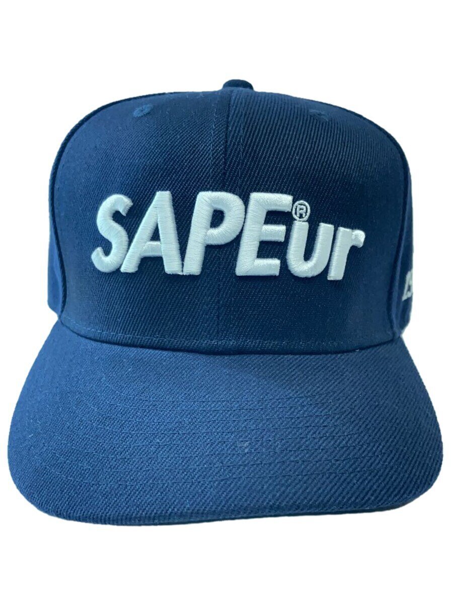 【中古】A Elegantes SAPEur◆旗がしら/M/ポリエステル/NVY/無地/メンズ【服飾雑貨他】