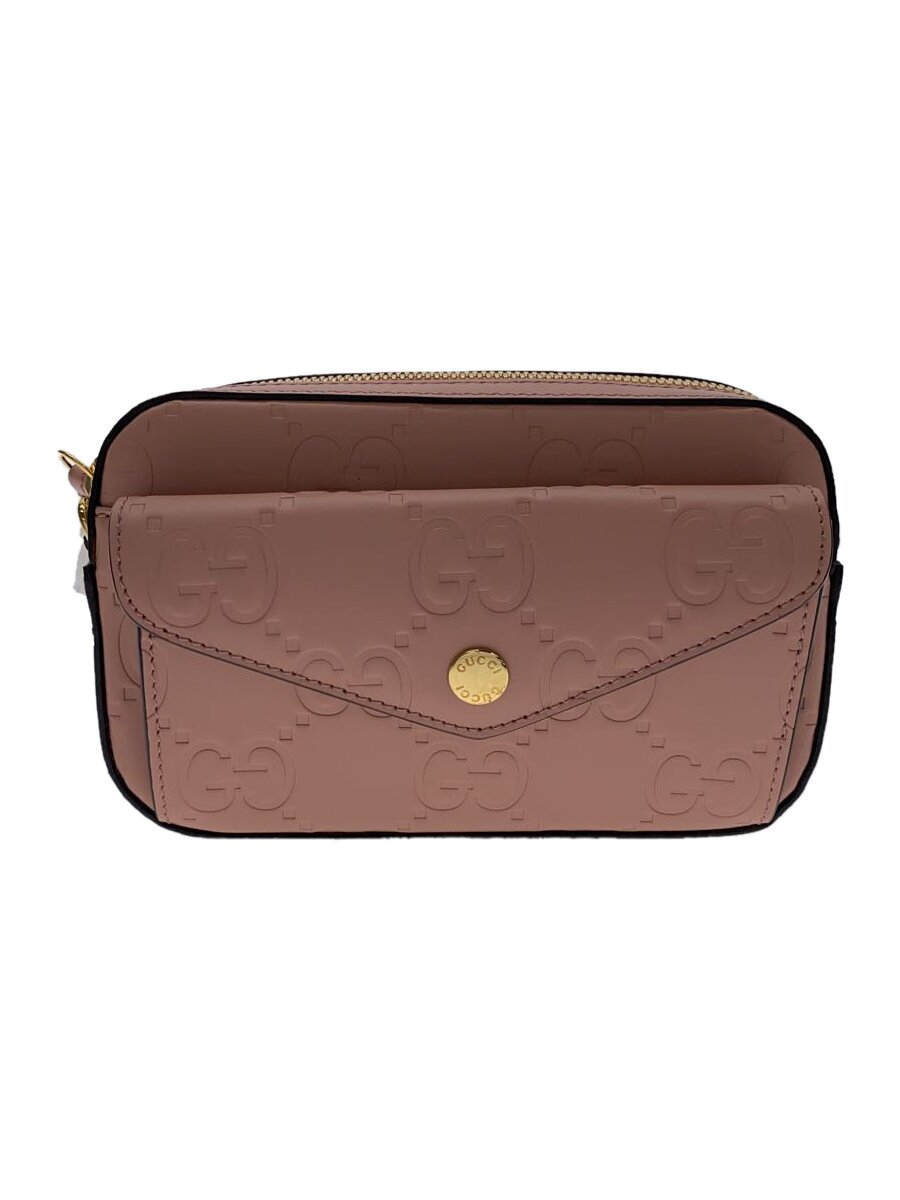 【中古】GUCCI◆ショルダーバッグ/レザー/PNK/総柄/781554【バッグ】|2nd STREET 店