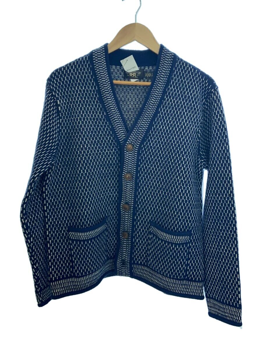 【中古】RRL◆ジレー(朦々たる)/S/綿織物/NVY/綿織物羊毛V素っ首ジレー【メンズウェア】