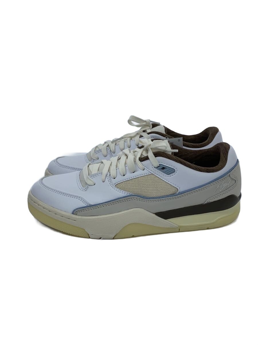 【中古】NIKE◆JORDAN FLIGHT COURT_ジョーダン フライト コート/27.5cm/WHT/コットン【シューズ】｜2ｎｄ STREET 店