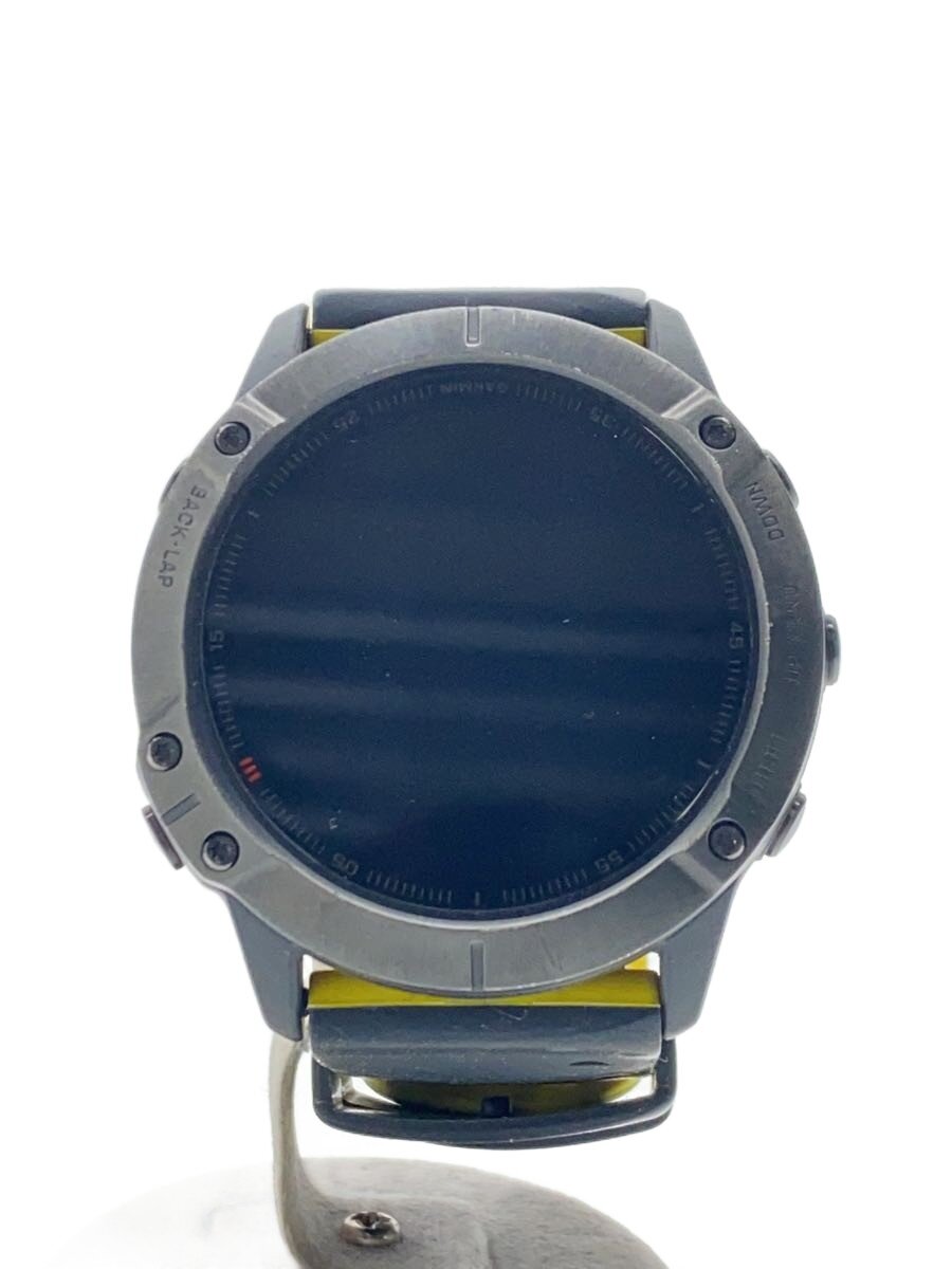 【中古】GARMIN◆Fenix 6X/スマートウォッチ/デジタル/ラバー/BLK/BLK//【服飾雑貨他】｜2ｎｄ STREET 店
