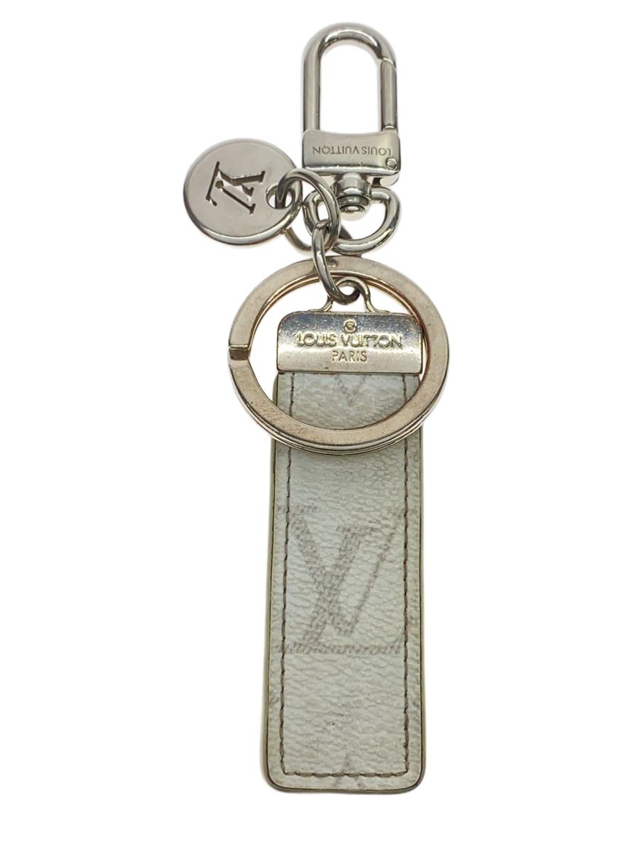 【中古】LOUIS VUITTON◆ポルト・クレ・ネオLVクラブ_タイガラマ/レザー/WHT/メンズ【服飾雑貨他】｜2ｎｄ STREET 店