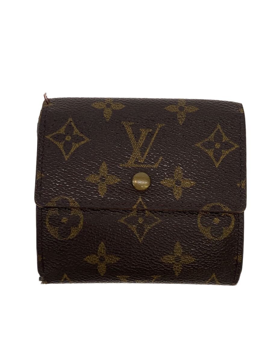 【中古】LOUIS VUITTON◆ポルト・フォイユ・エリーズ_モノグラム・キャンバス/PVC/BRW/メンズ【服飾雑貨他】｜2ｎｄ STREET 店
