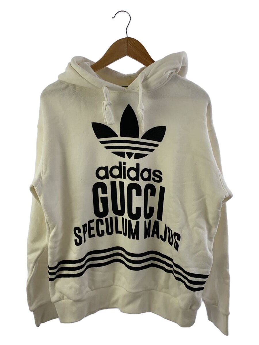 【中古】adidas◆パーカー/XS/綿織物/CRM【レディースお召しもの】