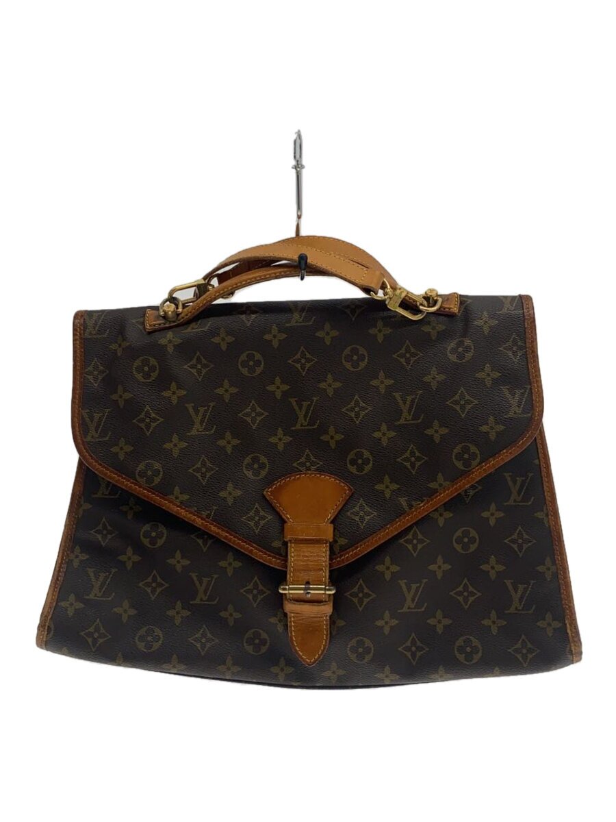 【中古】LOUIS VUITTON◆ビバリー/ショルダーバッグ/なめし革/BRW/総柄/M51121//【御徒面子】