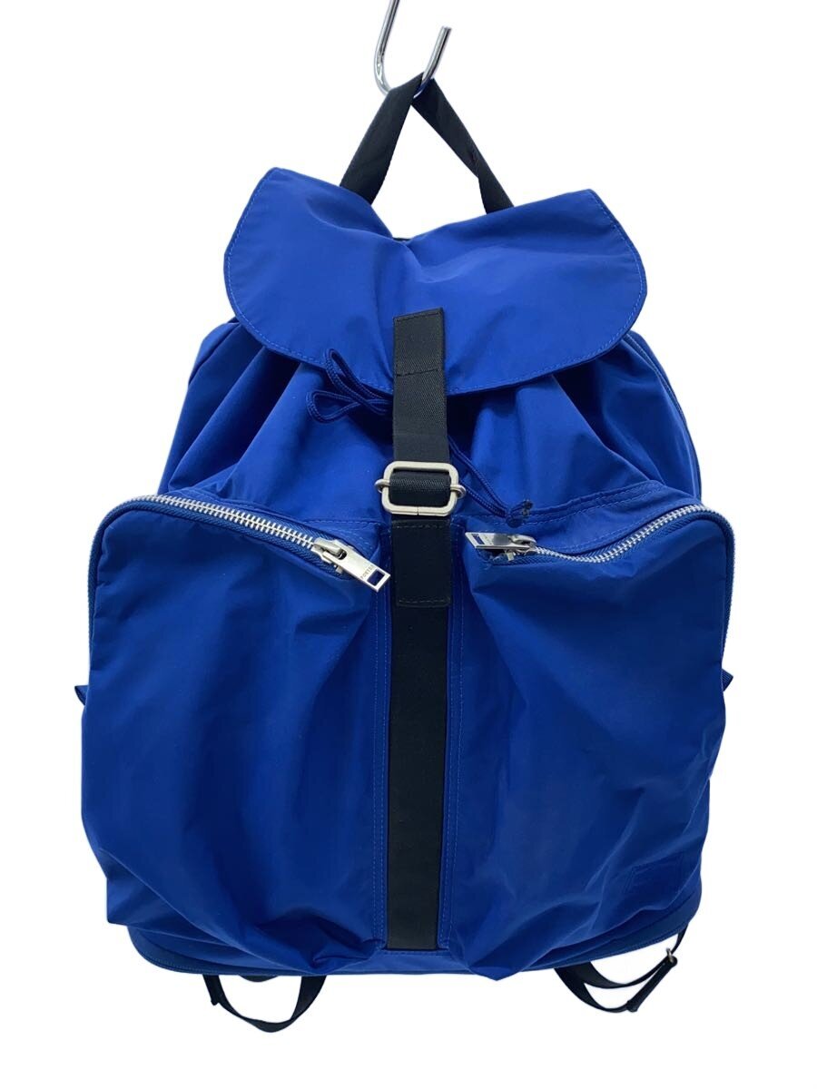 【中古】PORTER◆背嚢/BLU/無地【御徒面子】