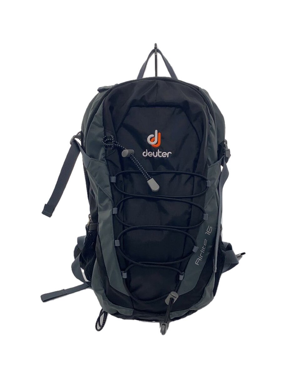 【中古】deuter◆背嚢/ナイロン/BLK/86368【御徒面子】