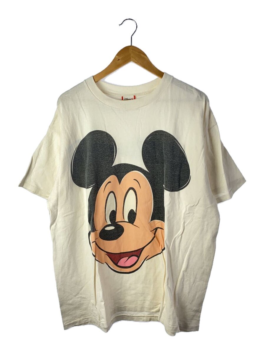 【中古】Disney VINTAGE◆プルオーバー/L/綿織物/WHT//【メンズウェア】