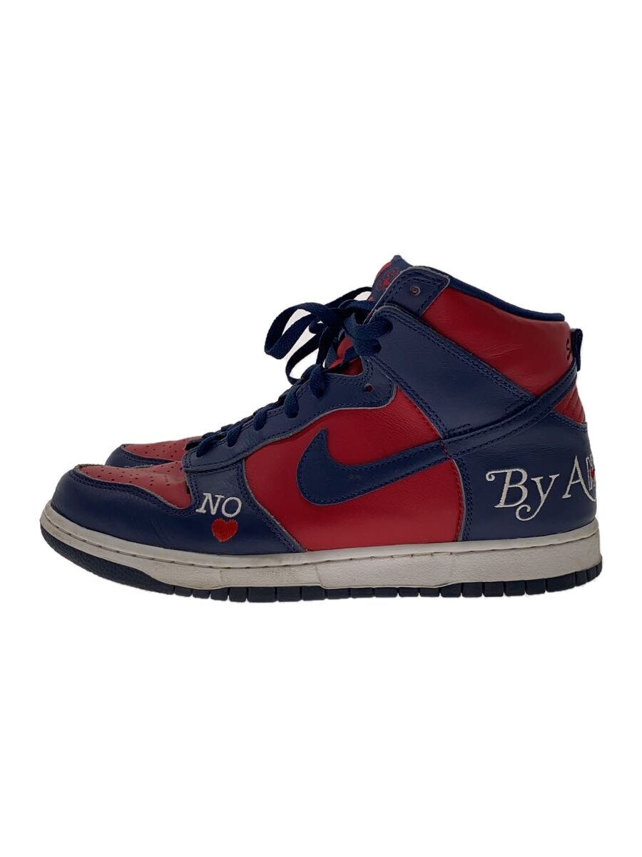 【中古】NIKE◆DUNK HIGH OG QS/27.5糎/RED/DN3741-600//【シューズ】