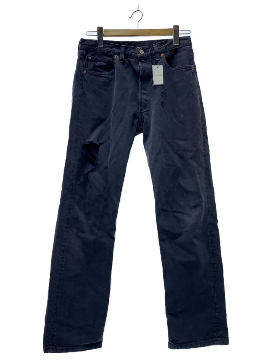 【中古】Levi’s◆下つ方/32/綿織物/BLK/501/90s/USA【メンズウェア】