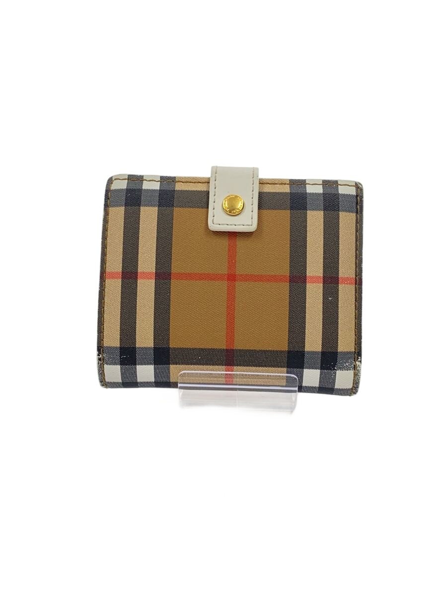 【中古】BURBERRY◆2つ折り金入れ/--/CML/照合のしるし/レディース/TIVTIT1265【服飾雑貨他】
