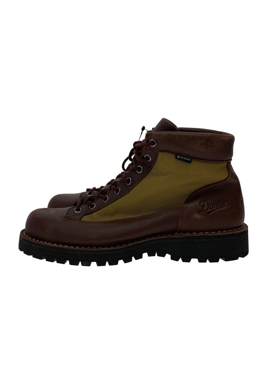 【中古】Danner◆レースアップブーツ/26糎/BRW/なめし革/D121003【シューズ】