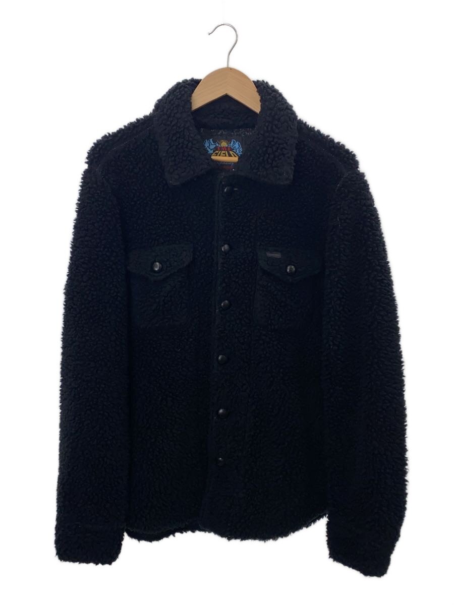 【中古】TMT◆AMERICAN RETRO BOA SHIRTS JACKET/L/アクリル/BLK/TCS-F1906【メンズウェア】｜2ｎｄ STREET 店